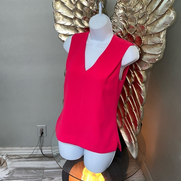 Ted Baker Hot Pink Dexi Sleeveless Top, 0UK,2US - Picture 3 of 12